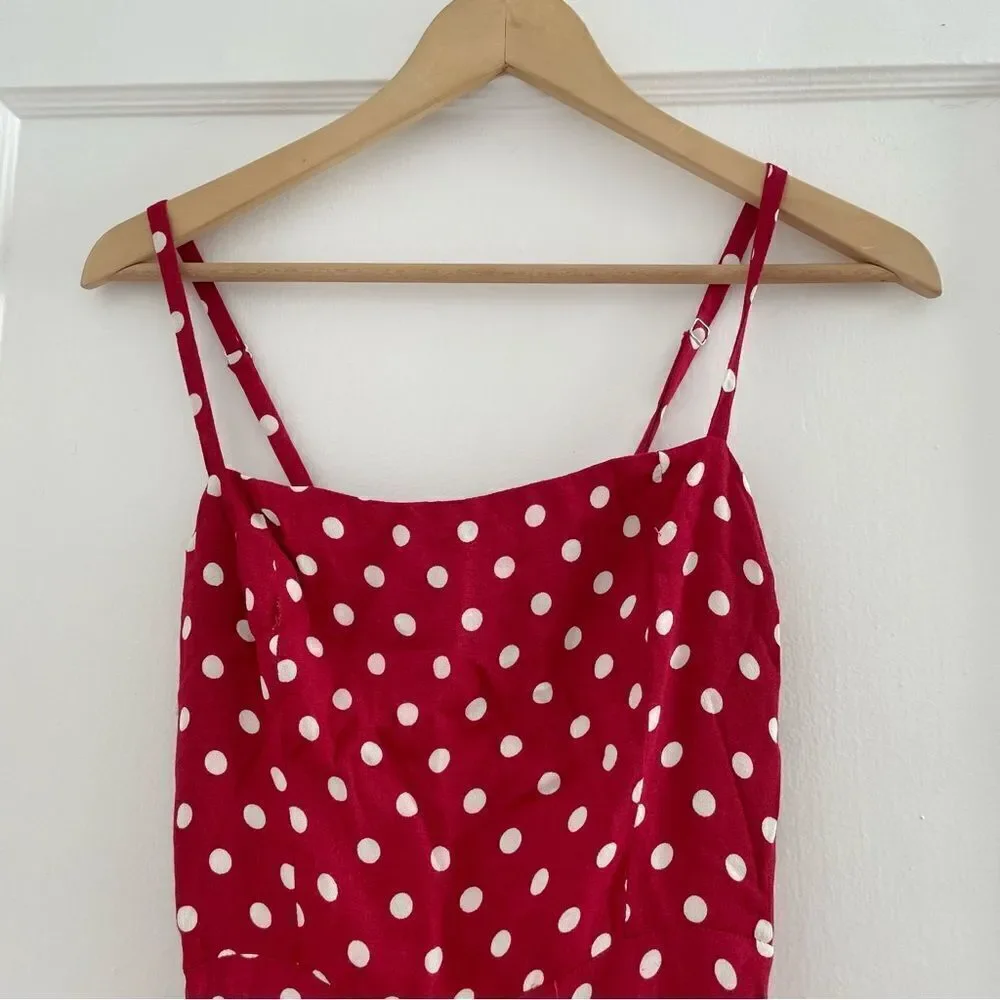 Reformation  Afternoon Campari Dress